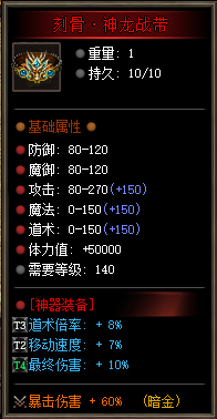 腰带预览